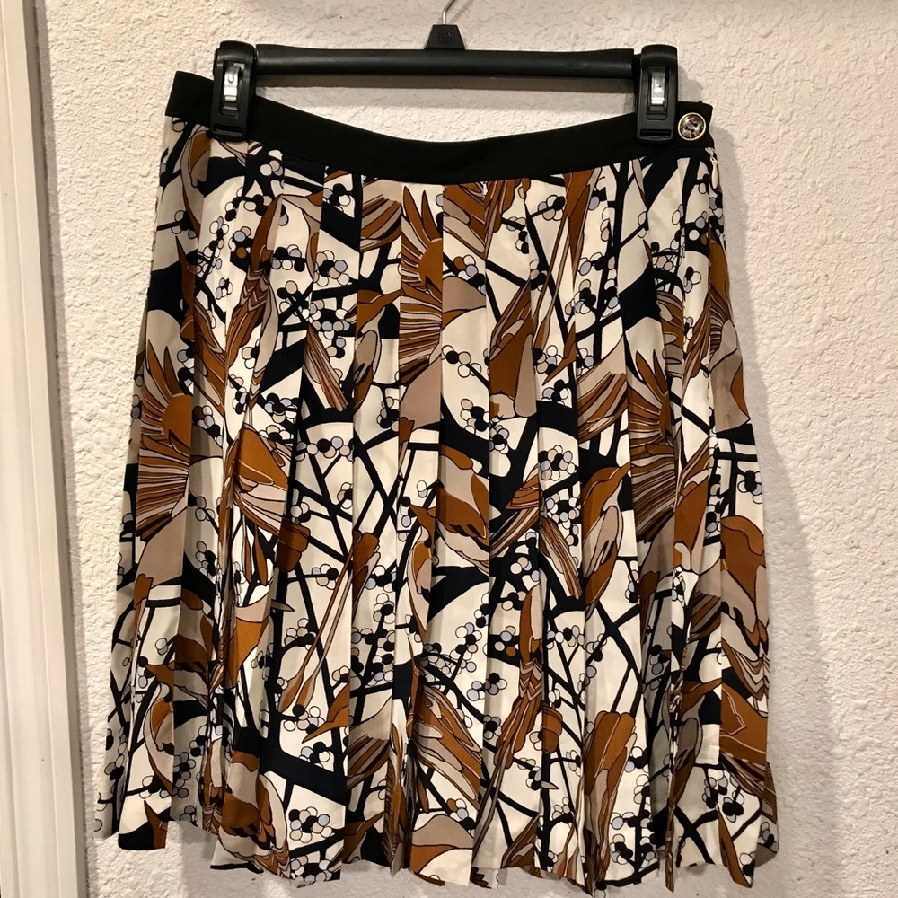 Marc by Marc Jacobs 2014 100% Silk Skirt “Nightingale” Print